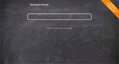 Desktop Screenshot of fontssquirrel.com